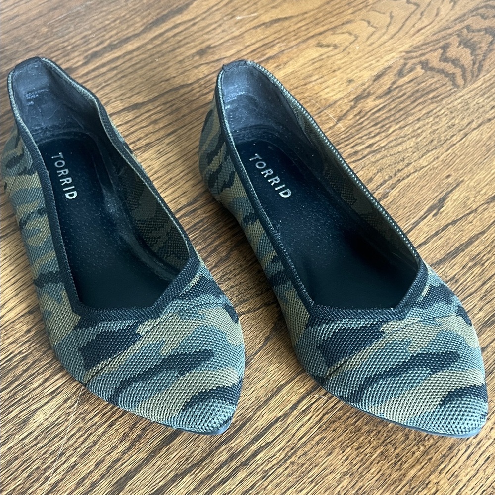 Torrid Camouflage Patterned Flats